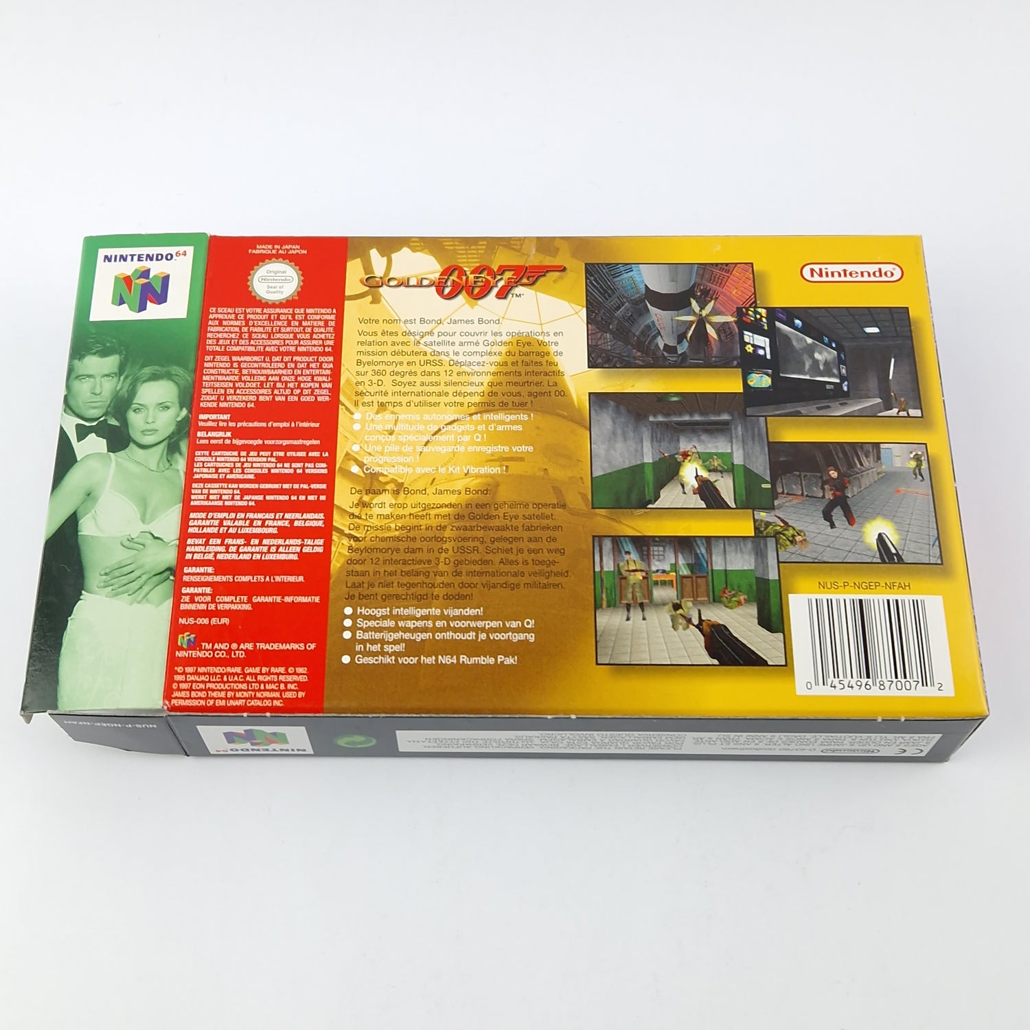 Nintendo 64 Spiel : James Bond Golden Eye 007 - Modul Anleitung OVP cib N64 PAL