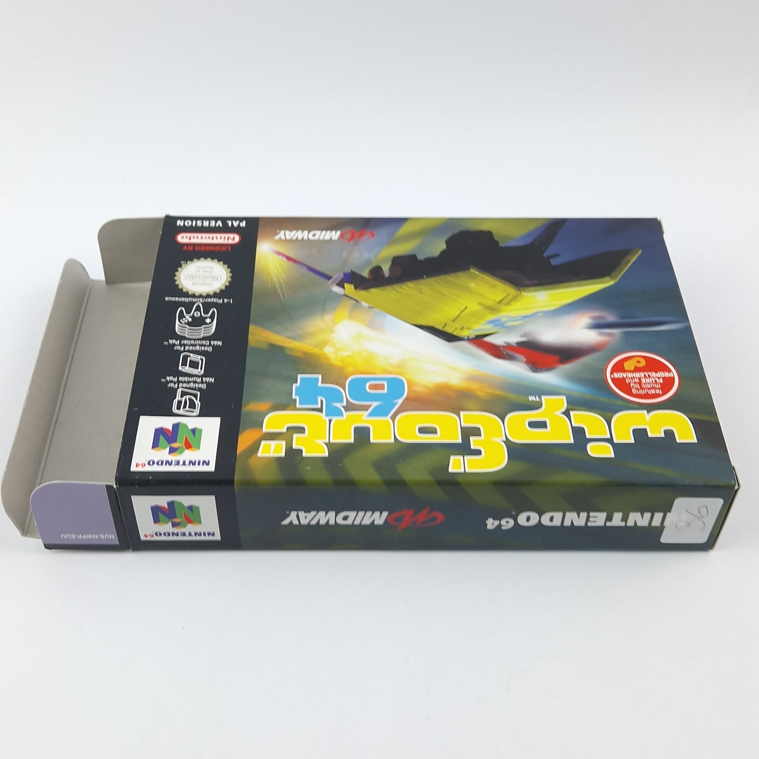 Nintendo 64 Game: Wipeout 64 - Module Instructions OVP cib / N64 PAL