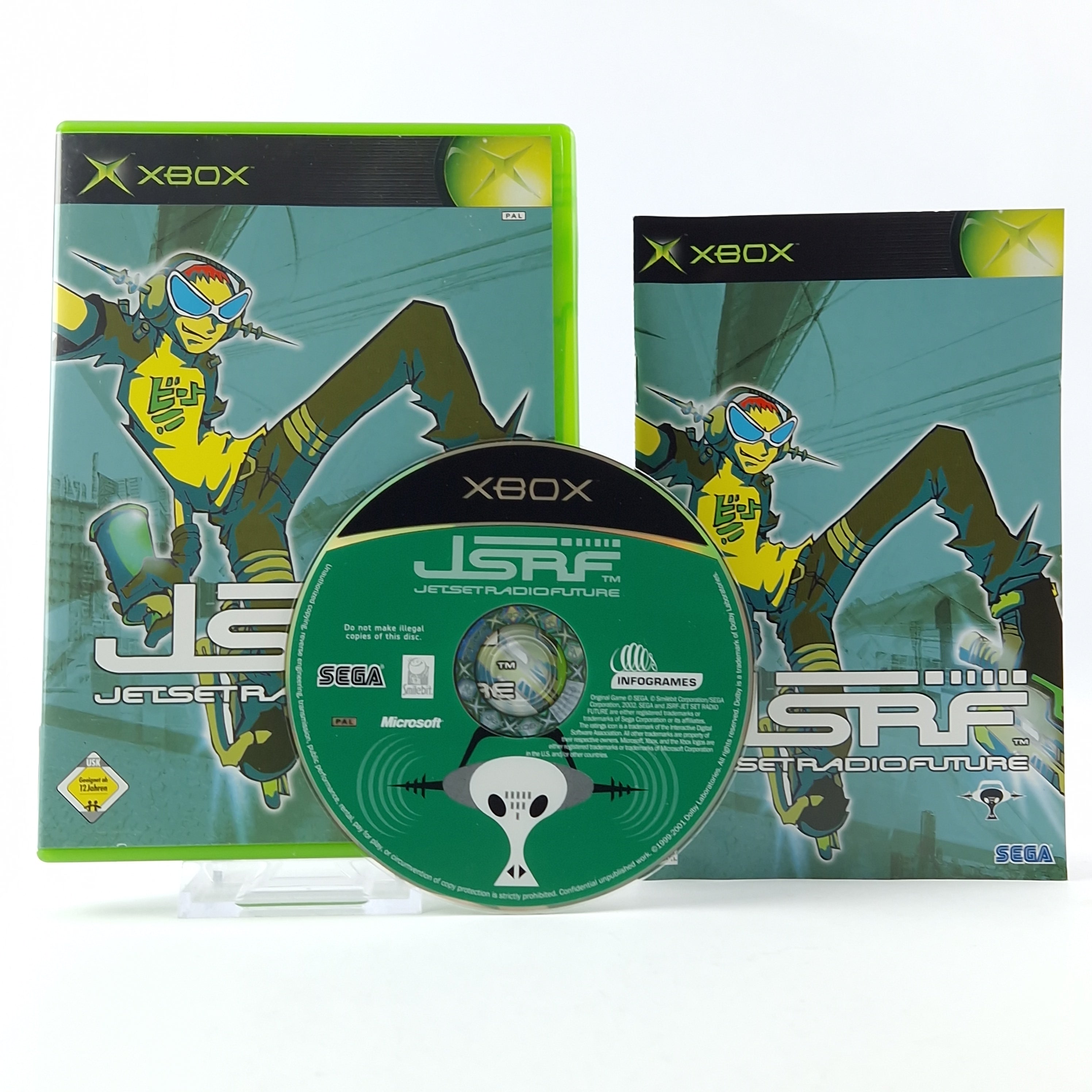 Xbox game: JSRF Jet Set Radio Future - CD instructions OVP / Jetsetradiofuture