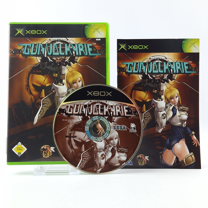 Xbox game: Gun Valkyrie - CD manual OVP / Microsoft Disk Game PAL