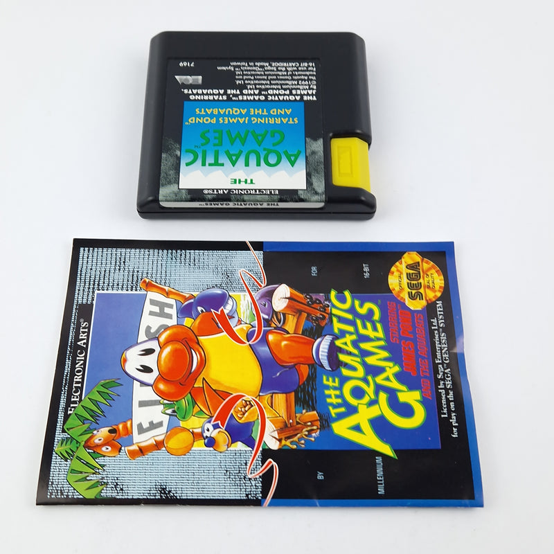 Sega Mega Drive game: The Aquatic Games starring James Pond - Module Anl. OVP