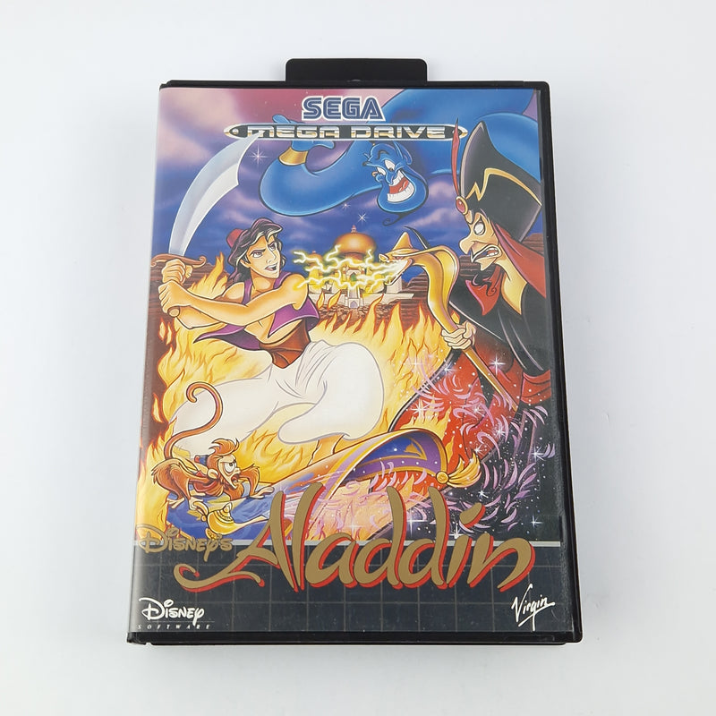 Sega Mega Drive Game: Disney's Aladdin - Module Instructions OVP cib / PAL MD