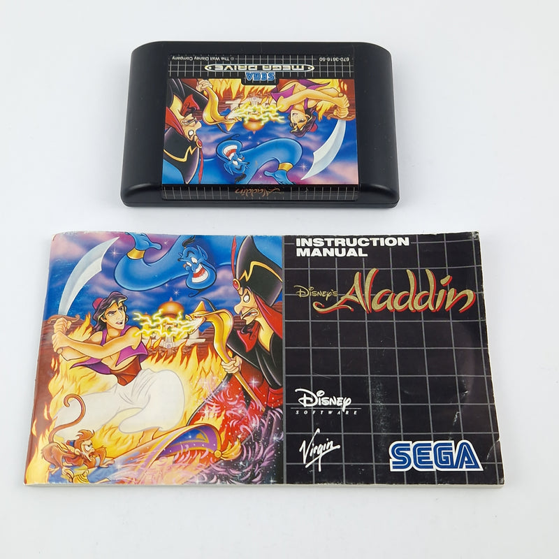 Sega Mega Drive Spiel : Disneys Aladdin - Modul Anleitung OVP cib / PAL MD