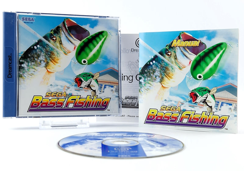 Sega Dreamcast Game: Sega Bass Fishing - CD Disk Instructions OVP / DC Fishing