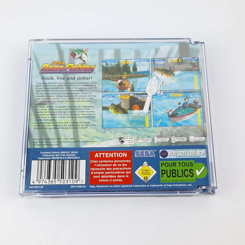 Sega Dreamcast Spiel : Sega Bass Fishing - CD Disk Anleitung OVP / DC Angeln