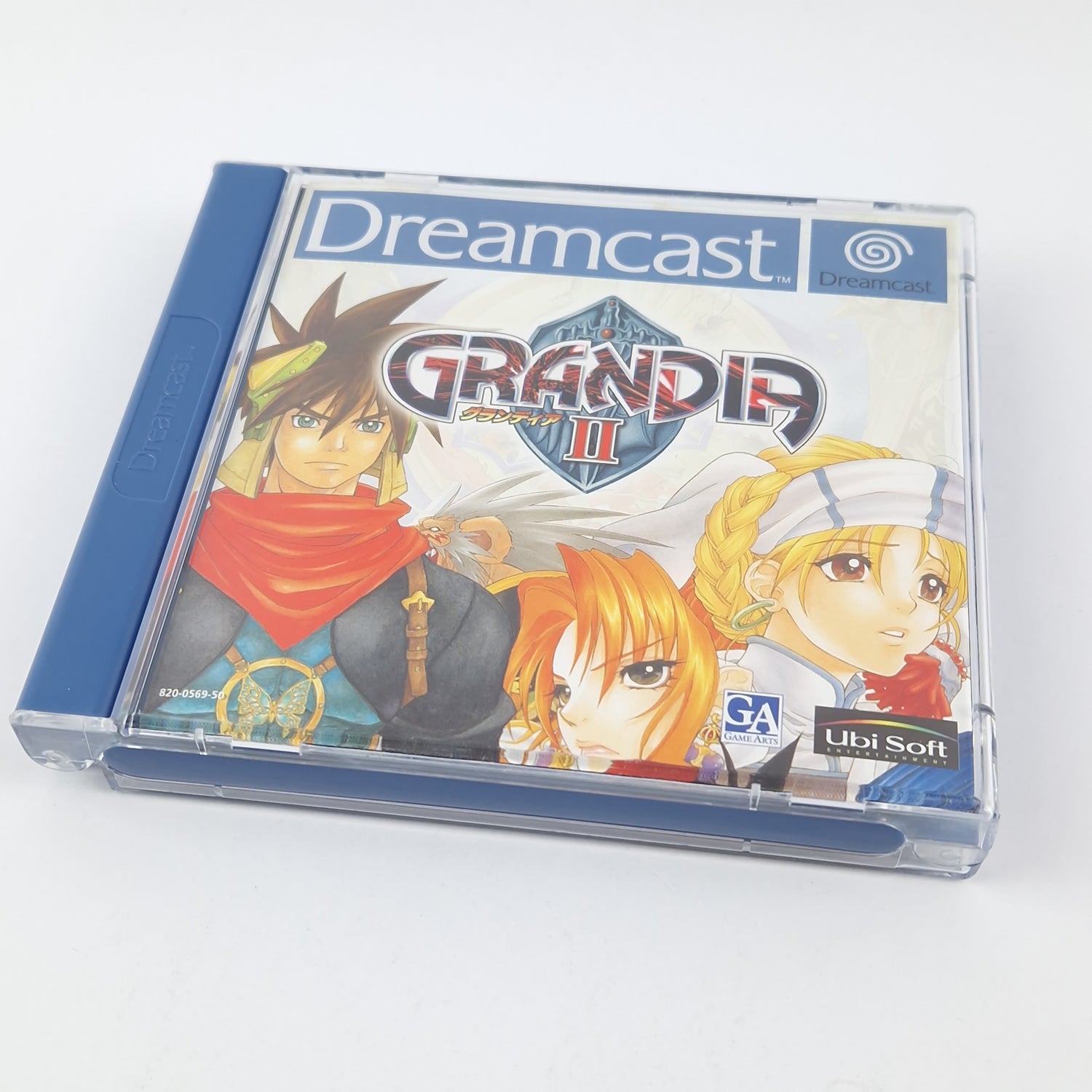 Sega Dreamcast Game: Grandia II - CD Disk Instructions OVP / DC