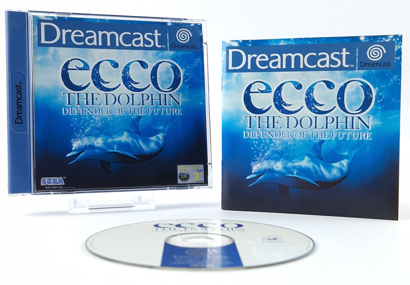 Sega Dreamcast Spiel : Ecco The Dolphin - CD Anleitung OVP / PAL DC