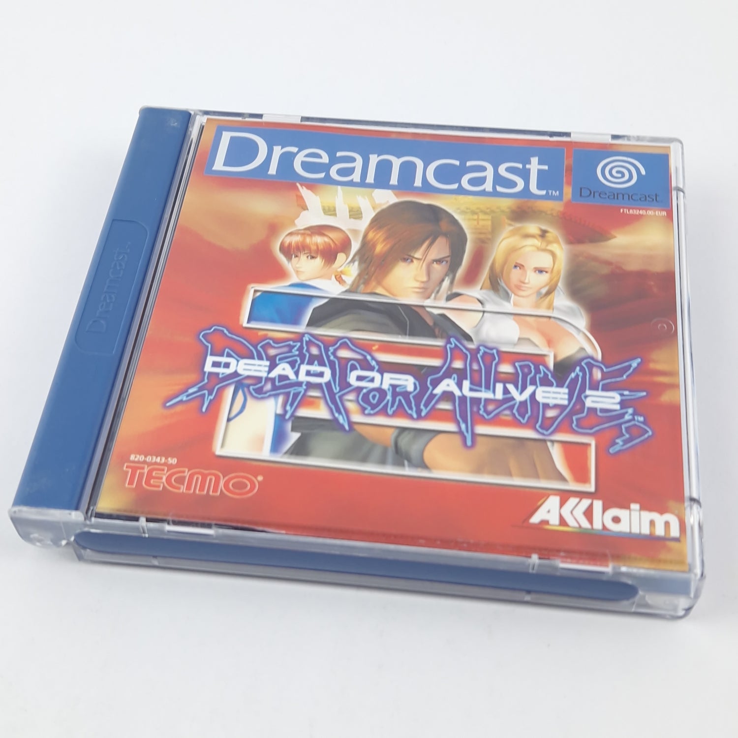 Sega Dreamcast Spiel : Dead or Alive 2 - CD Anleitung OVP Acclaim PAL