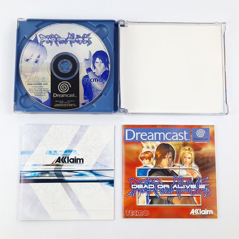 Sega Dreamcast Spiel : Dead or Alive 2 - CD Anleitung OVP Acclaim PAL