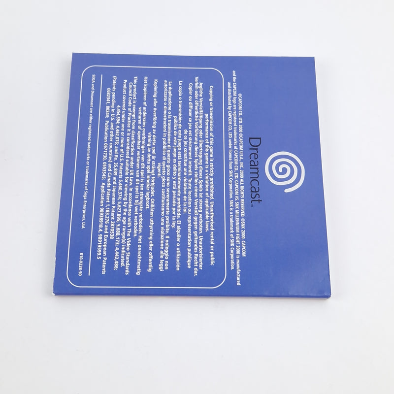 Sega Dreamcast Game: Capcom VS. SNK - CD instructions OVP | DC Game PAL Capcom