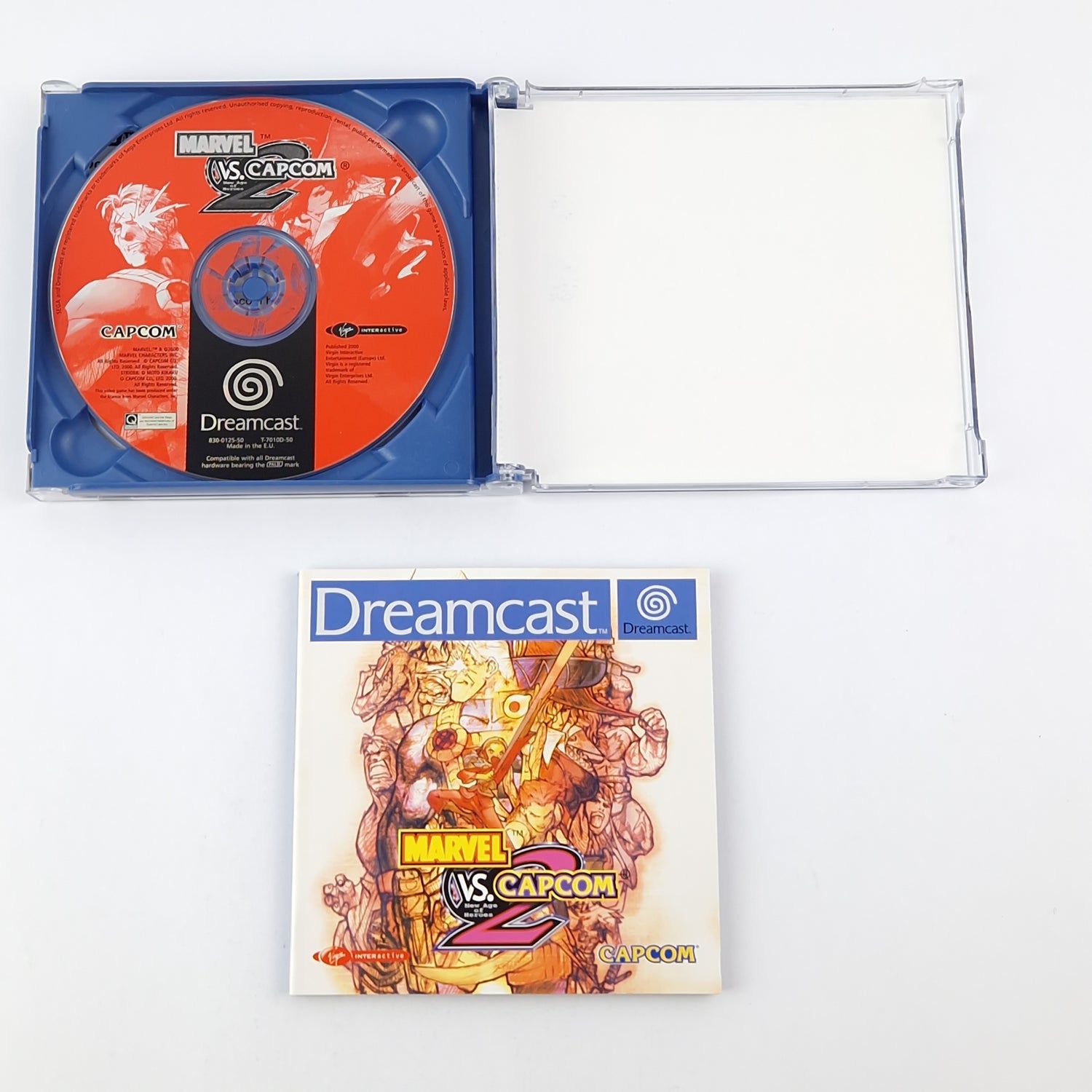 Sega Dreamcast Game: Marvel VS. Capcom 2 - CD manual OVP | DC Game PAL