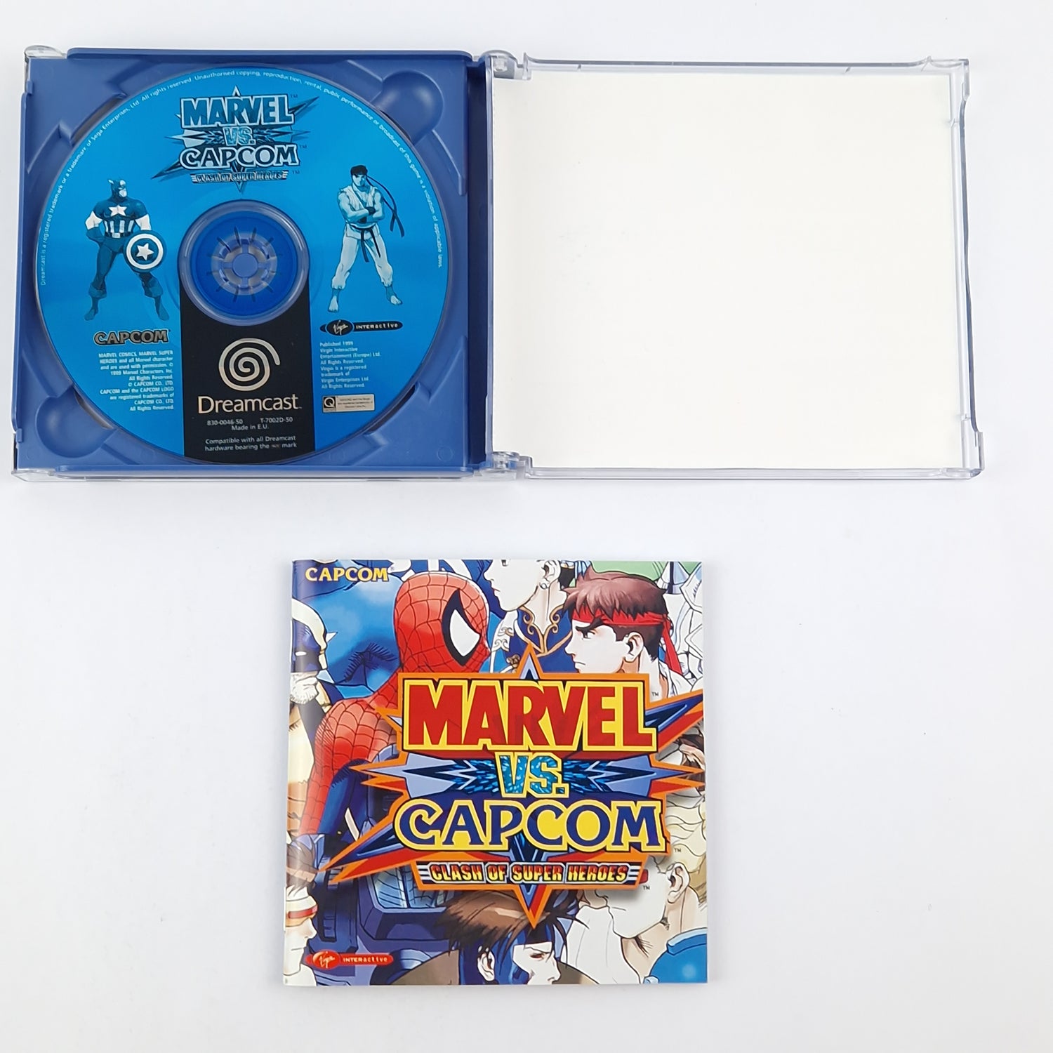 Sega Dreamcast Game: Marvel VS. Capcom Clash of Super Heroes - DC OVP PAL