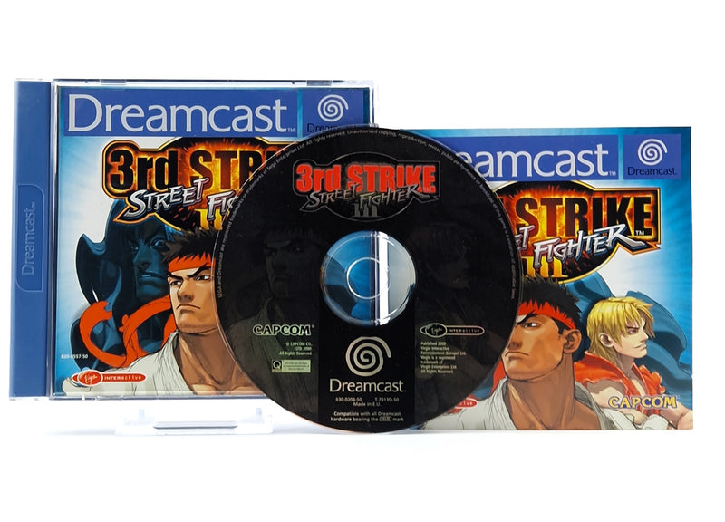 Sega Dreamcast game: Street Fighter III 3rd Strike - CD manual OVP | DC PAL