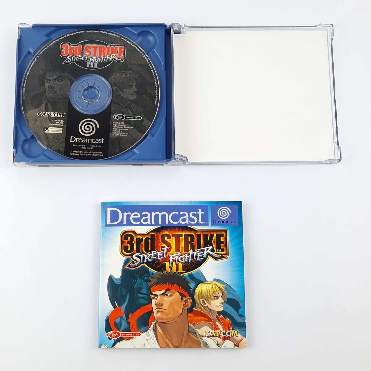 Sega Dreamcast game: Street Fighter III 3rd Strike - CD manual OVP | DC PAL