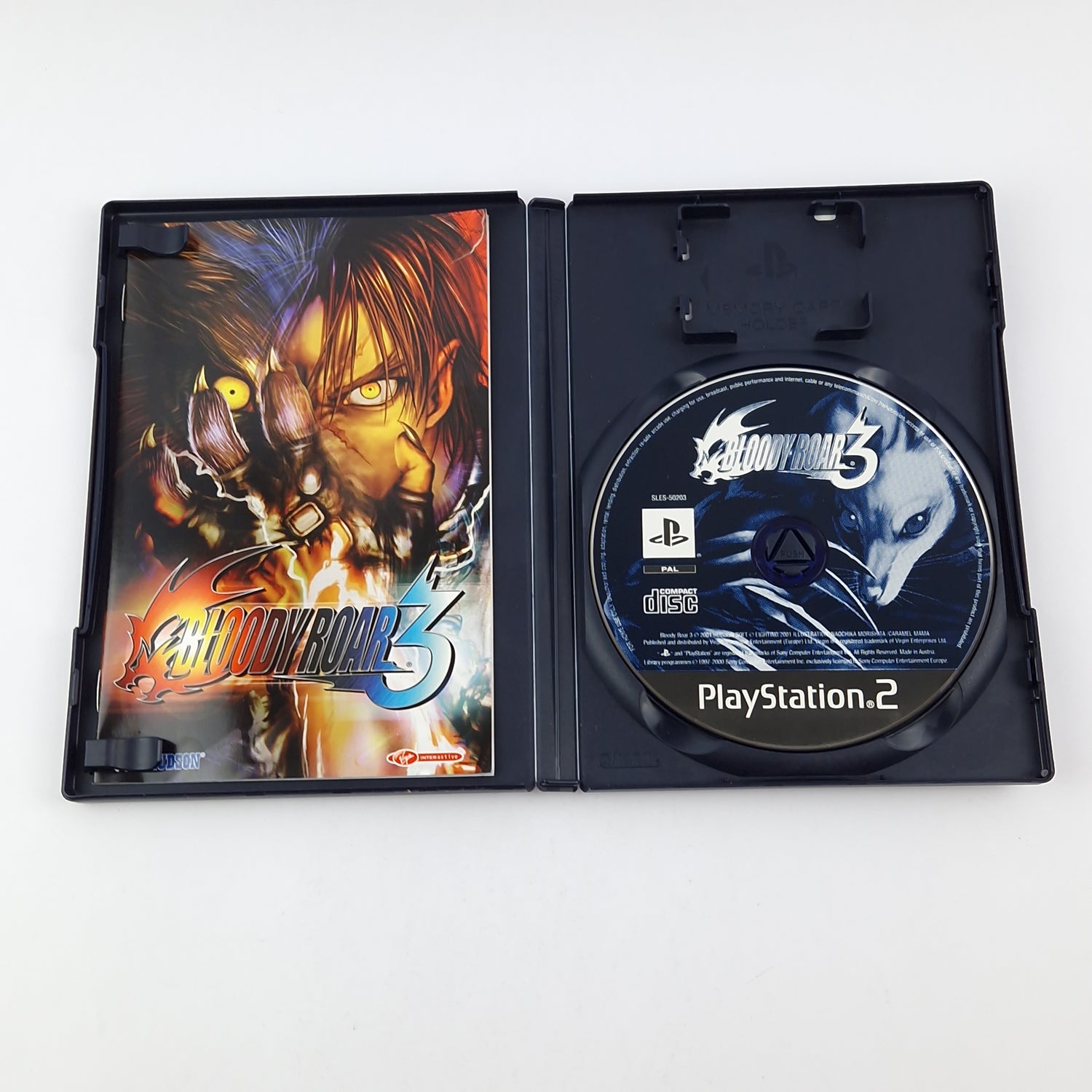 Playstation 2 Spiel : Blood Roar 3 mit 3D Cover - CD Anleitung OVP SONY PS2 PAL