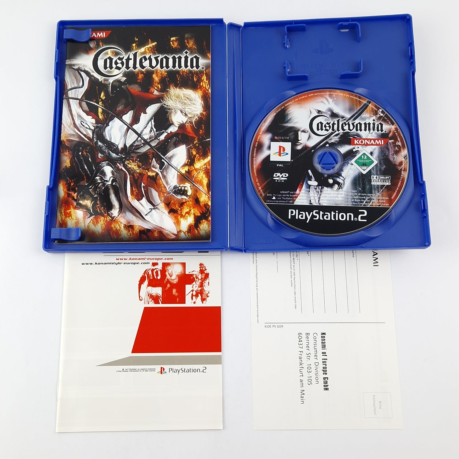 Playstation 2 Spiel : Castlevania - CD Anleitung OVP SONY PS2 PAL