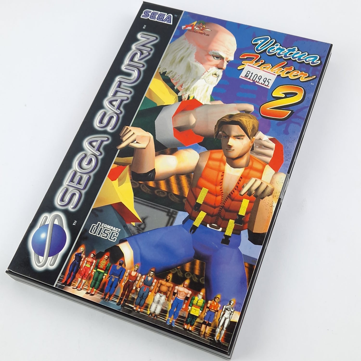 Sega Saturn Game: Virtua Fighter 2 - CD Instructions OVP cib | PAL Disk Game