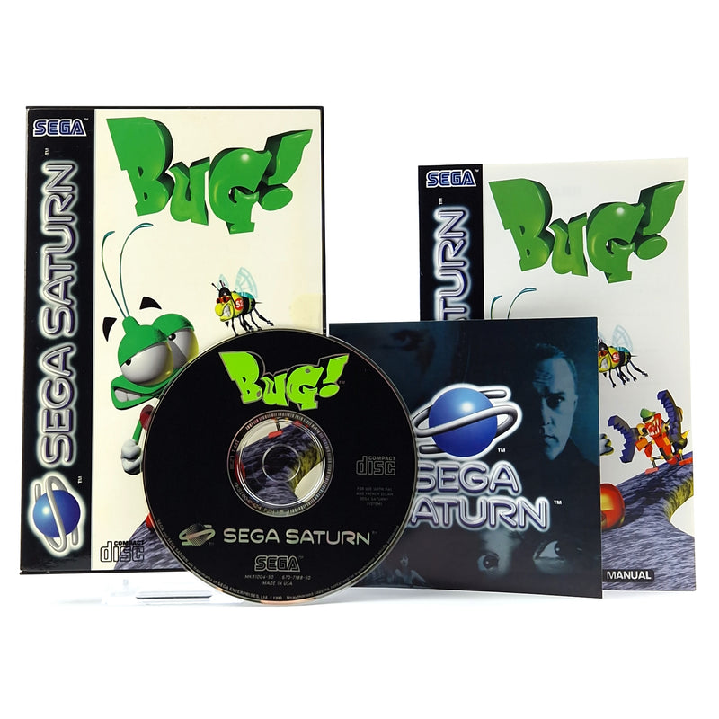 Sega Saturn Spiel : BUG! - CD Anleitung OVP cib | PAL Disk Game