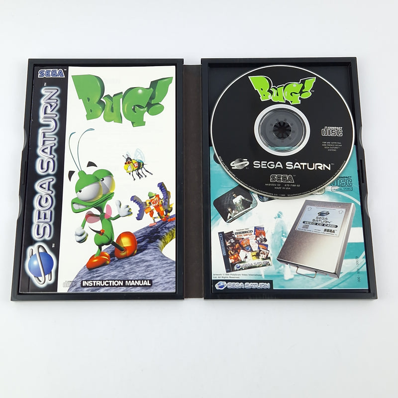 Sega Saturn Spiel : BUG! - CD Anleitung OVP cib | PAL Disk Game