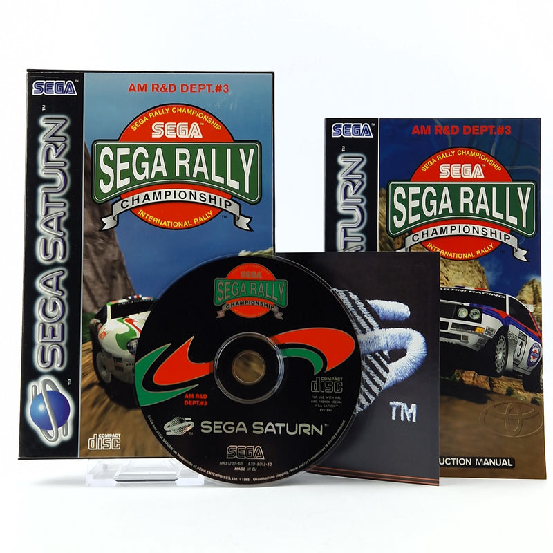 Sega Saturn Spiel : Sega Rally Championship - CD Anleitung OVP cib | PAL