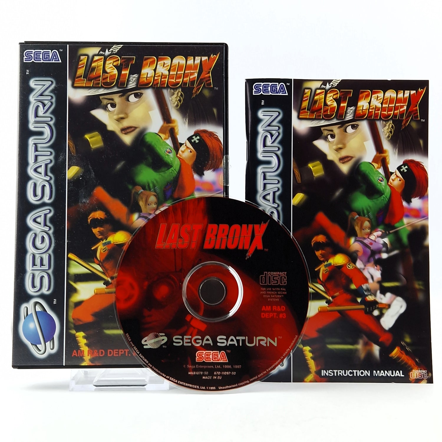 Sega Saturn Spiel : Last Bronx - CD Anleitung OVP cib | PAL Disk Game