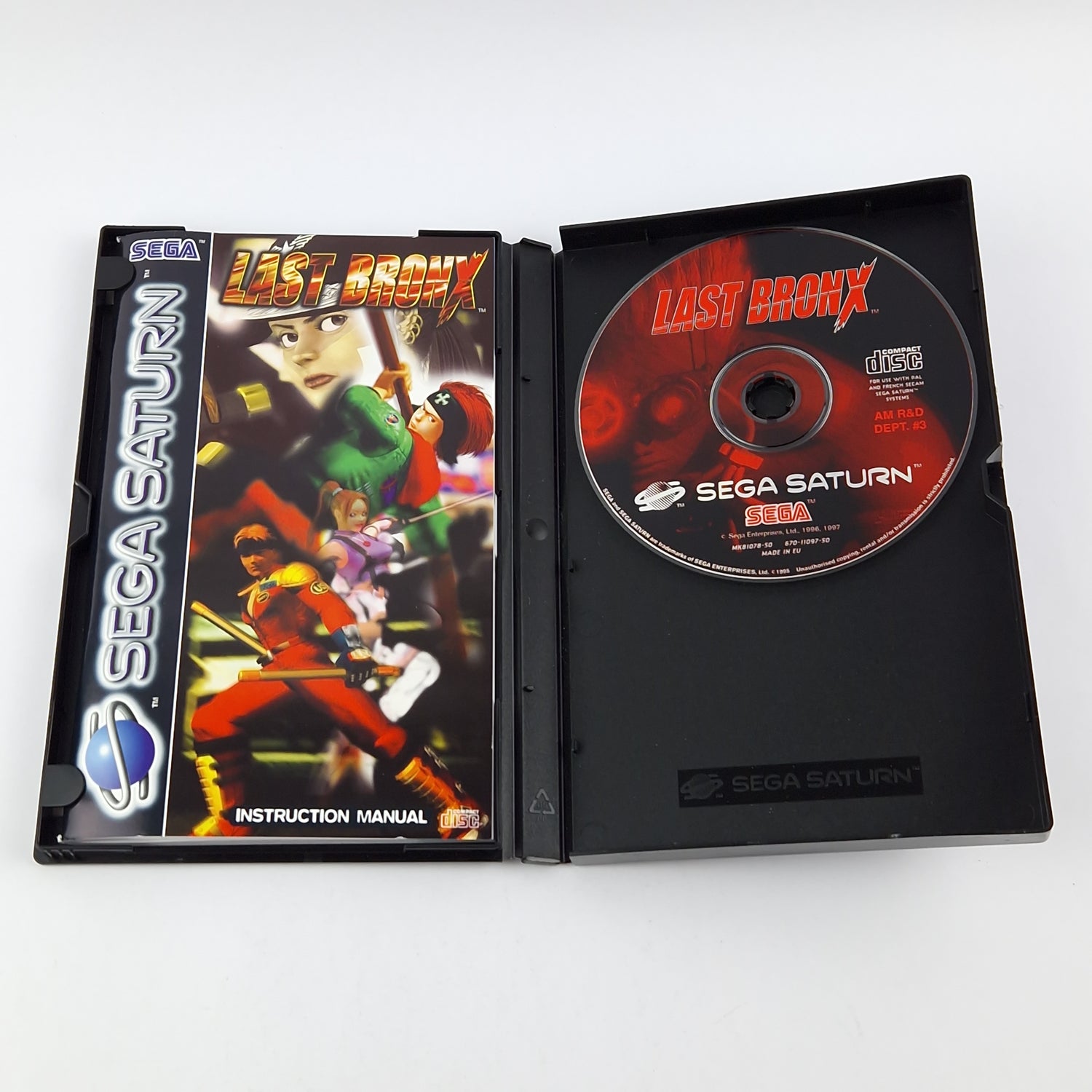 Sega Saturn Game: Last Bronx - CD Instructions OVP cib | PAL Disk Game