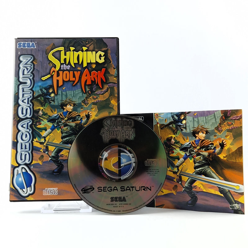 Sega Saturn Game: Shining the Holy Ark - CD Instructions OVP cib | PAL Disk Game