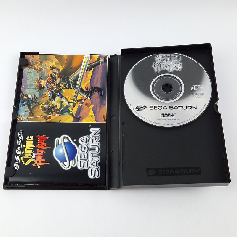 Sega Saturn Game: Shining the Holy Ark - CD Instructions OVP cib | PAL Disk Game