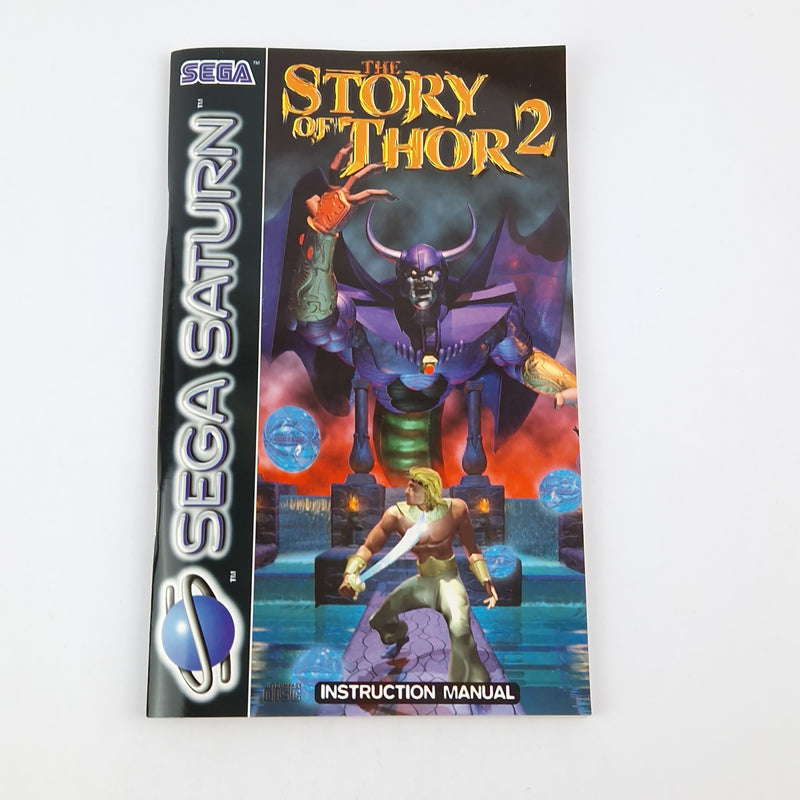 Sega Saturn game: The Story of Thor 2 - CD manual OVP cib | PAL Disk Game