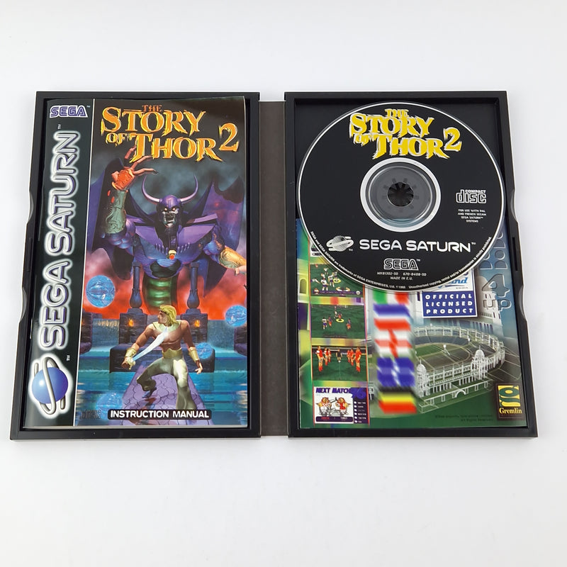 Sega Saturn Spiel : The Story of Thor 2 - CD Anleitung OVP cib | PAL Disk Game