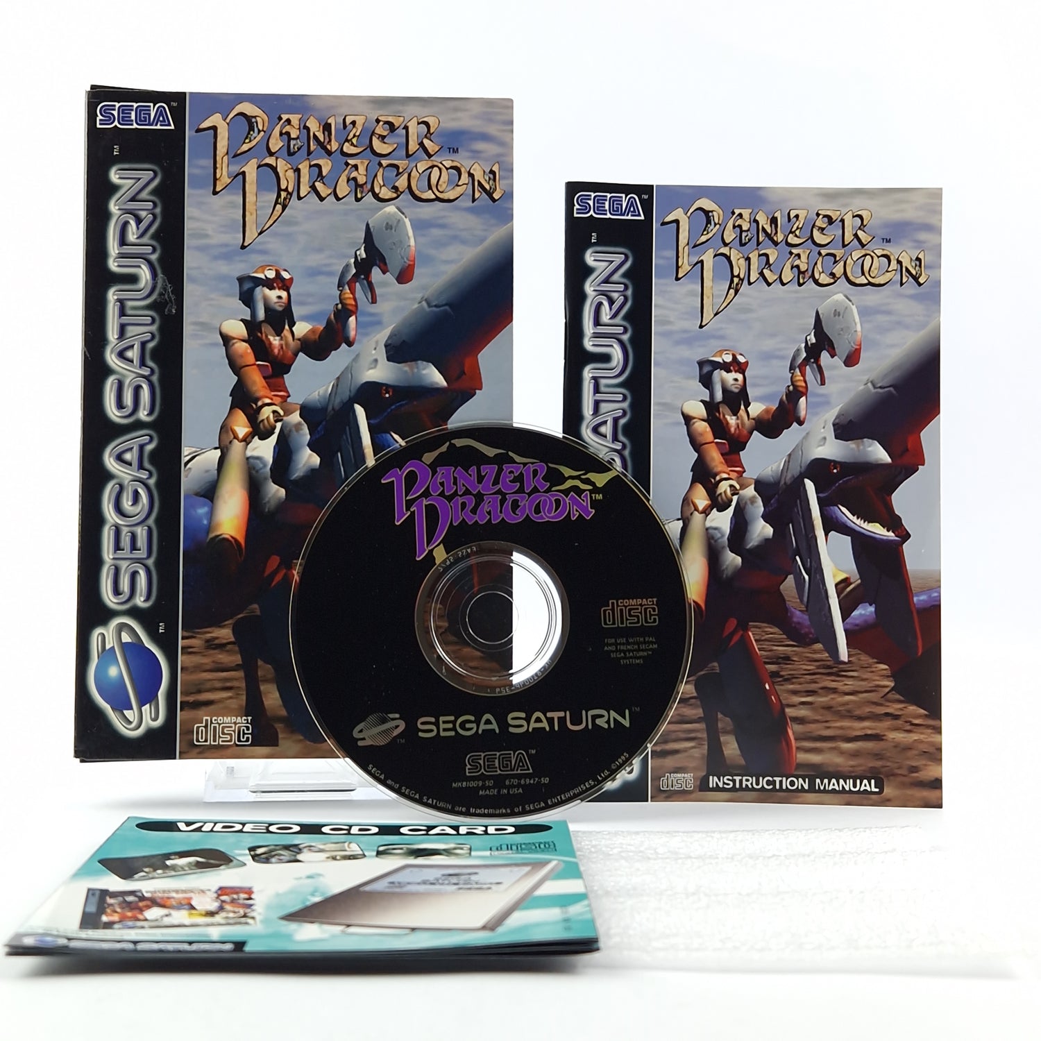 Sega Saturn Spiel : Panzer Dragoon - CD Anleitung OVP cib | PAL Disk Game