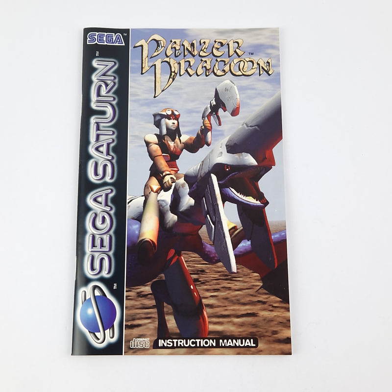 Sega Saturn Game: Panzer Dragoon - CD Instructions OVP cib | PAL Disk Game