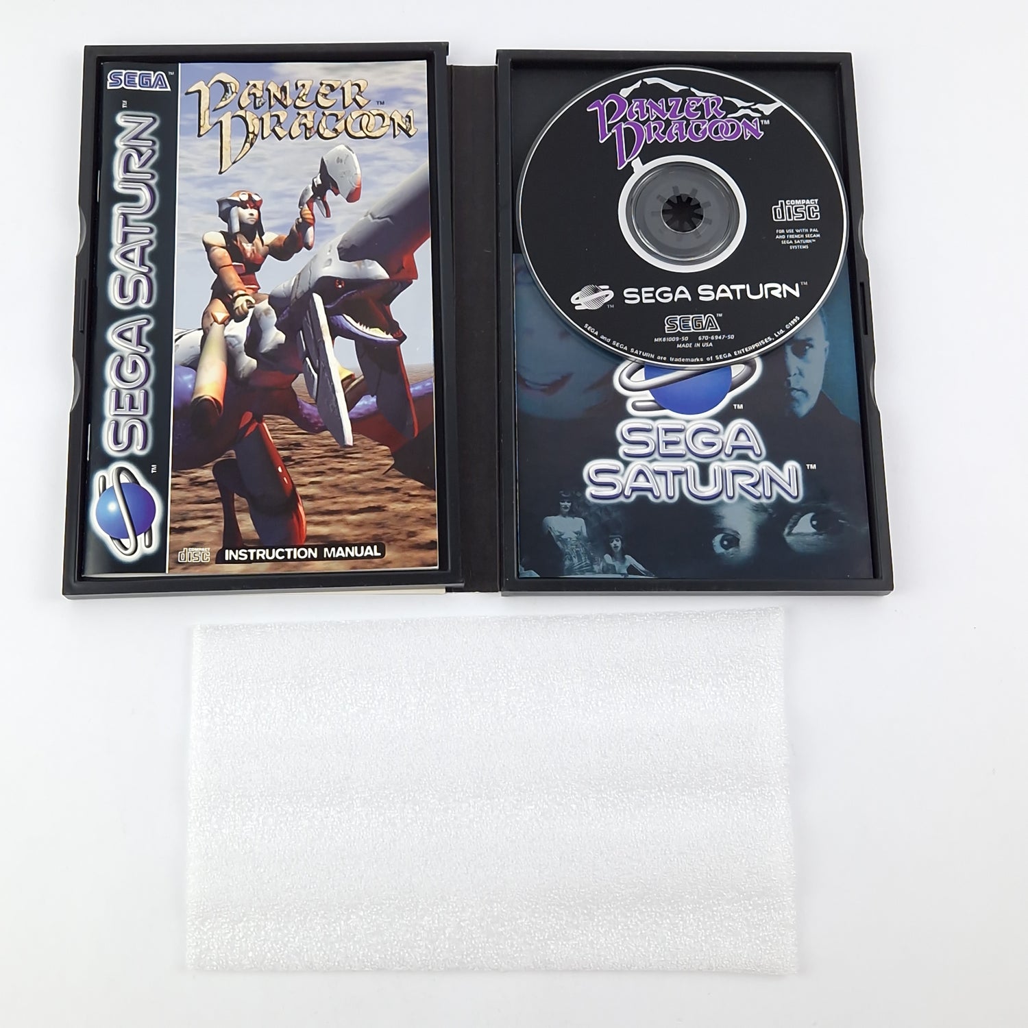 Sega Saturn Game: Panzer Dragoon - CD Instructions OVP cib | PAL Disk Game