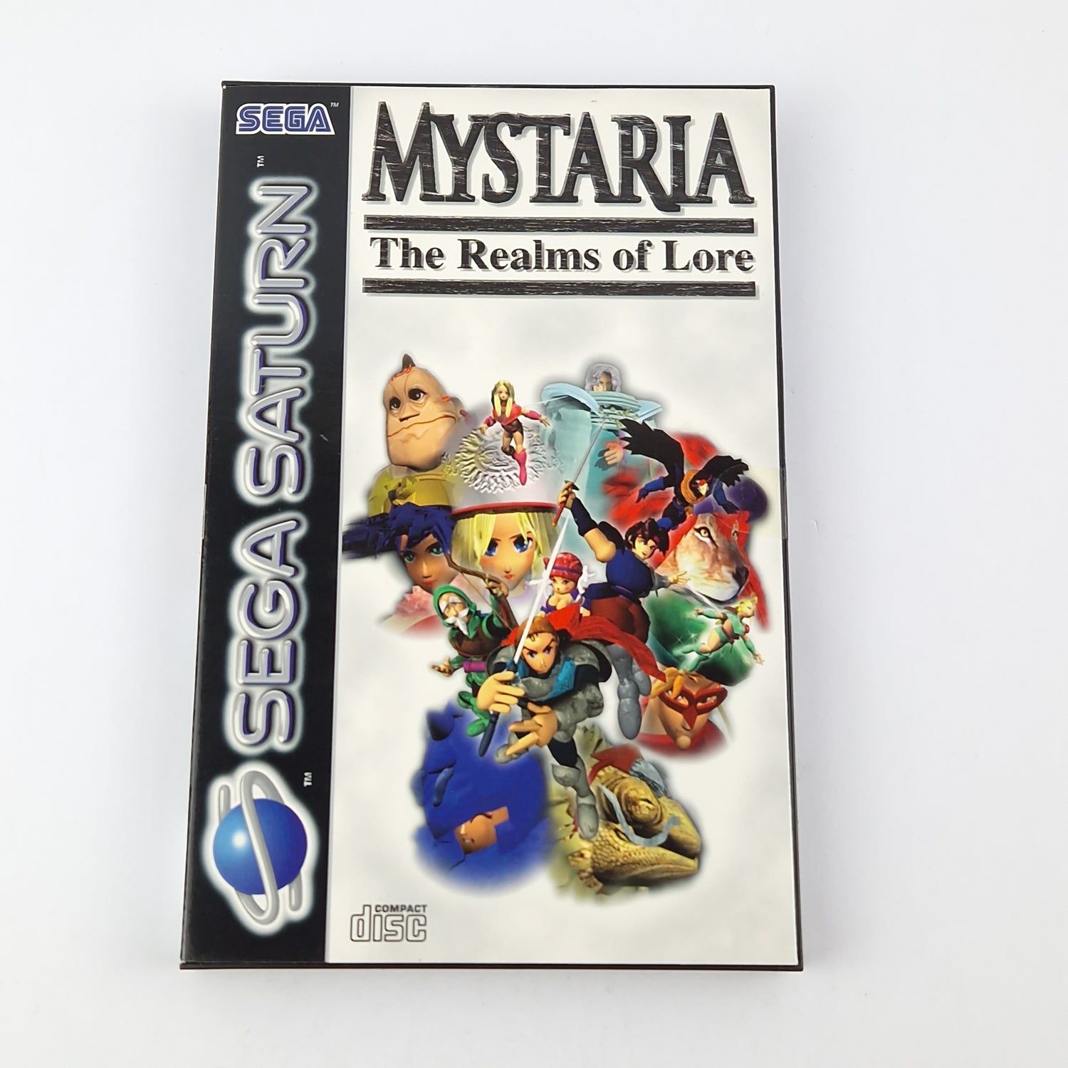 Sega Saturn Spiel : Mystaria The Realms of Lore - CD Anleitung OVP cib | PAL