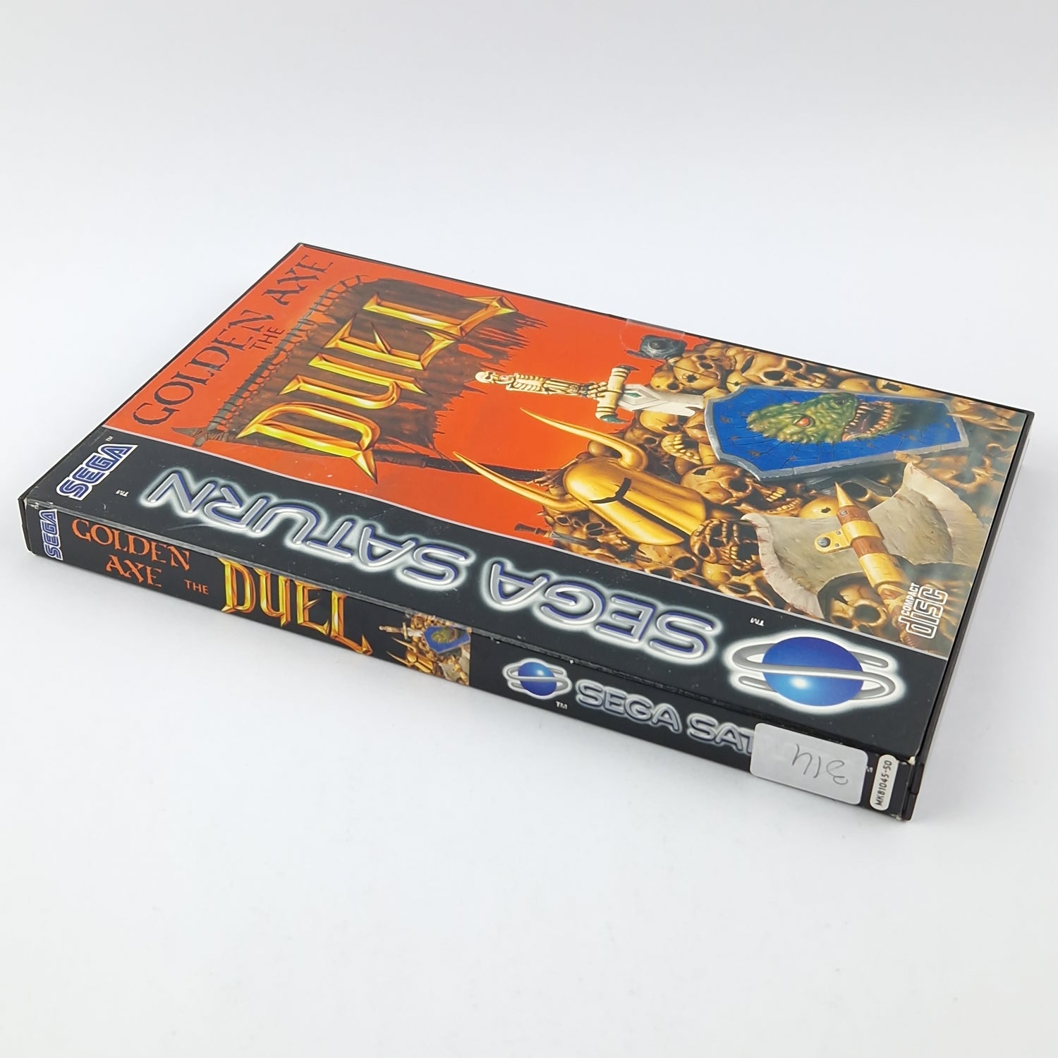 Sega Saturn Game: Golden Ax The Duel - CD Instructions OVP cib | PAL Disk Game