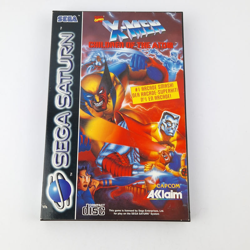 Sega Saturn Spiel :  X-Men Children of the Atom - CD Anleitung OVP cib | PAL