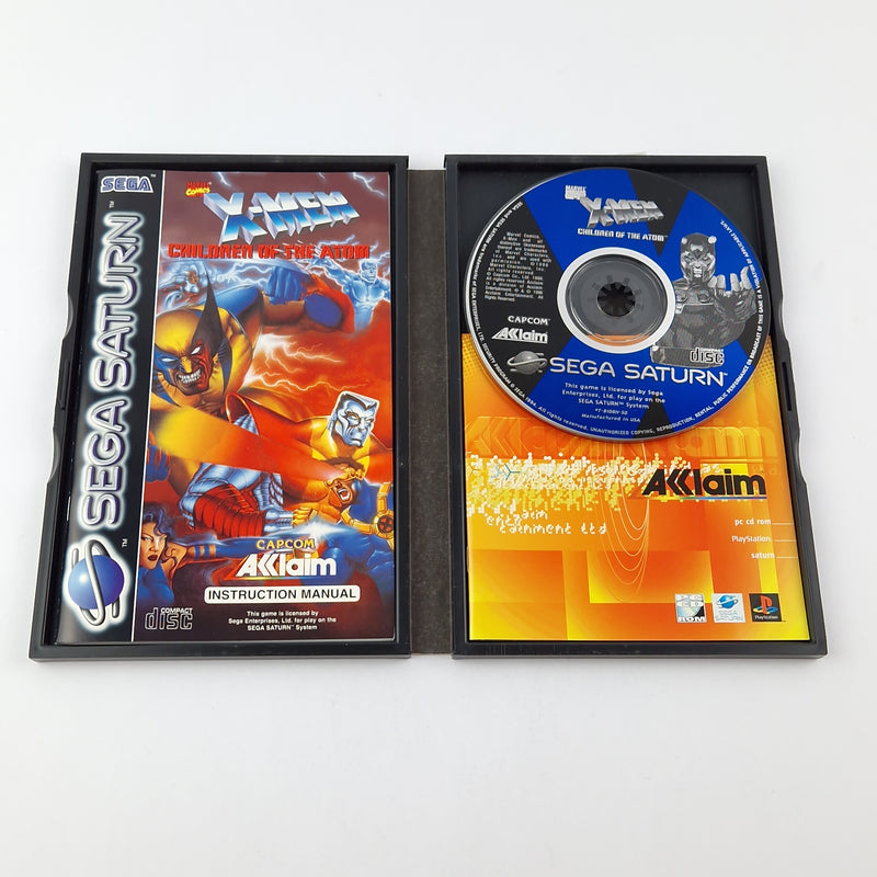 Sega Saturn Game: X-Men Children of the Atom - CD Instructions OVP cib | PAL