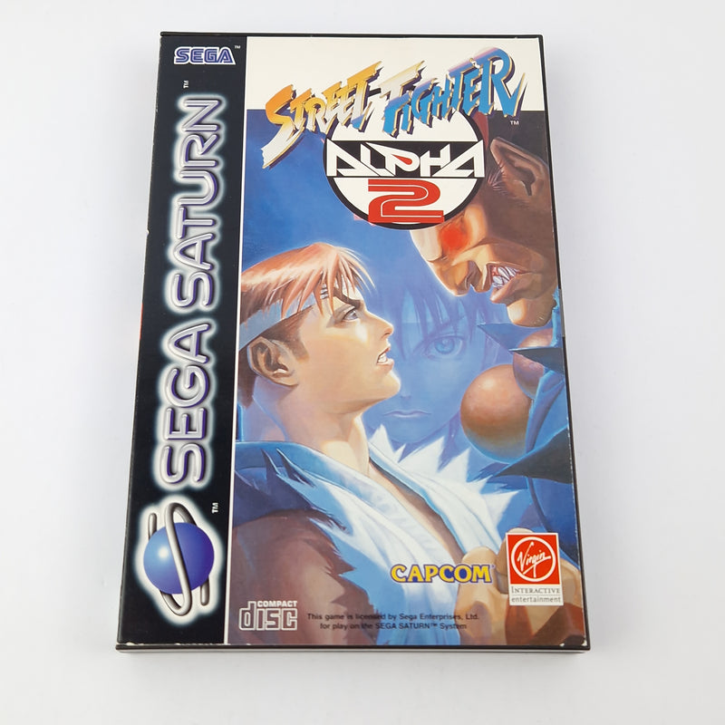 Sega Saturn Spiel : Street Fighter Alpha 2 - CD Anleitung OVP cib | PAL Disk