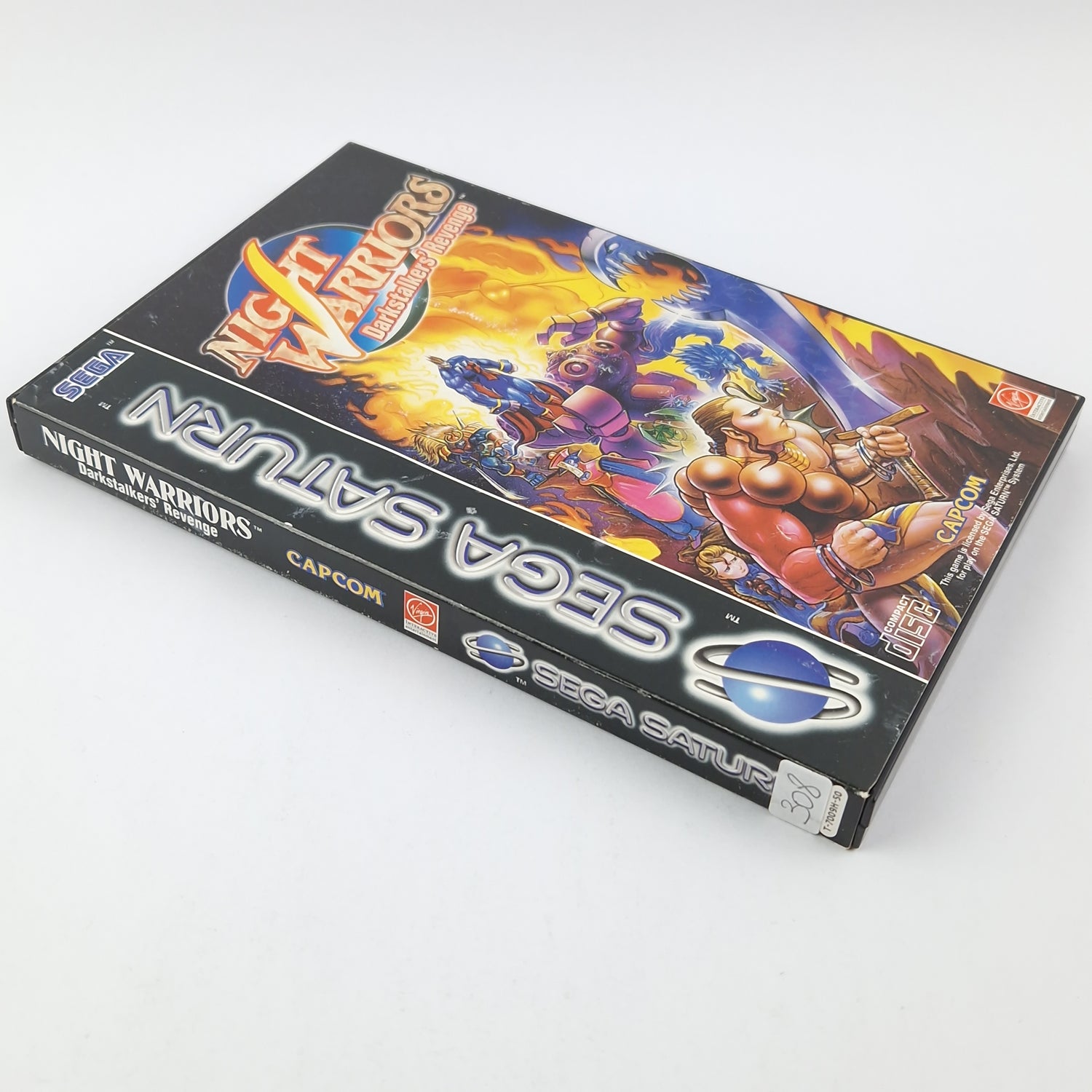 Sega Saturn Spiel : Night Warriors Darkstalkers Revenge - CD Anleitung OVP PAL