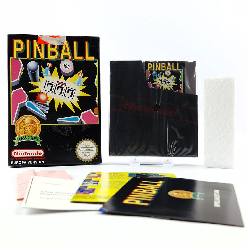 Nintendo NES Game: Pinball - Module Cartridge Instructions OVP cib PAL