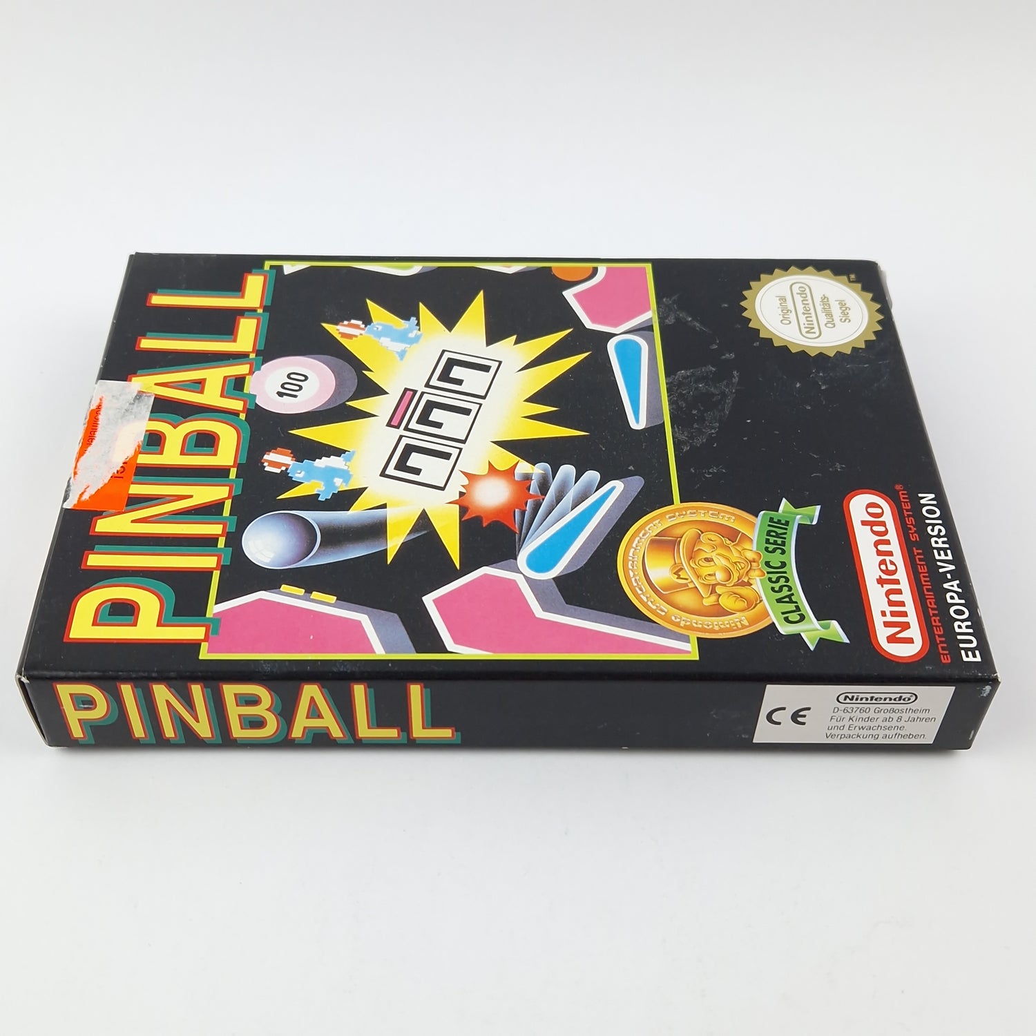 Nintendo NES Spiel : Pinball - Modul Cartridge Anleitung OVP cib PAL