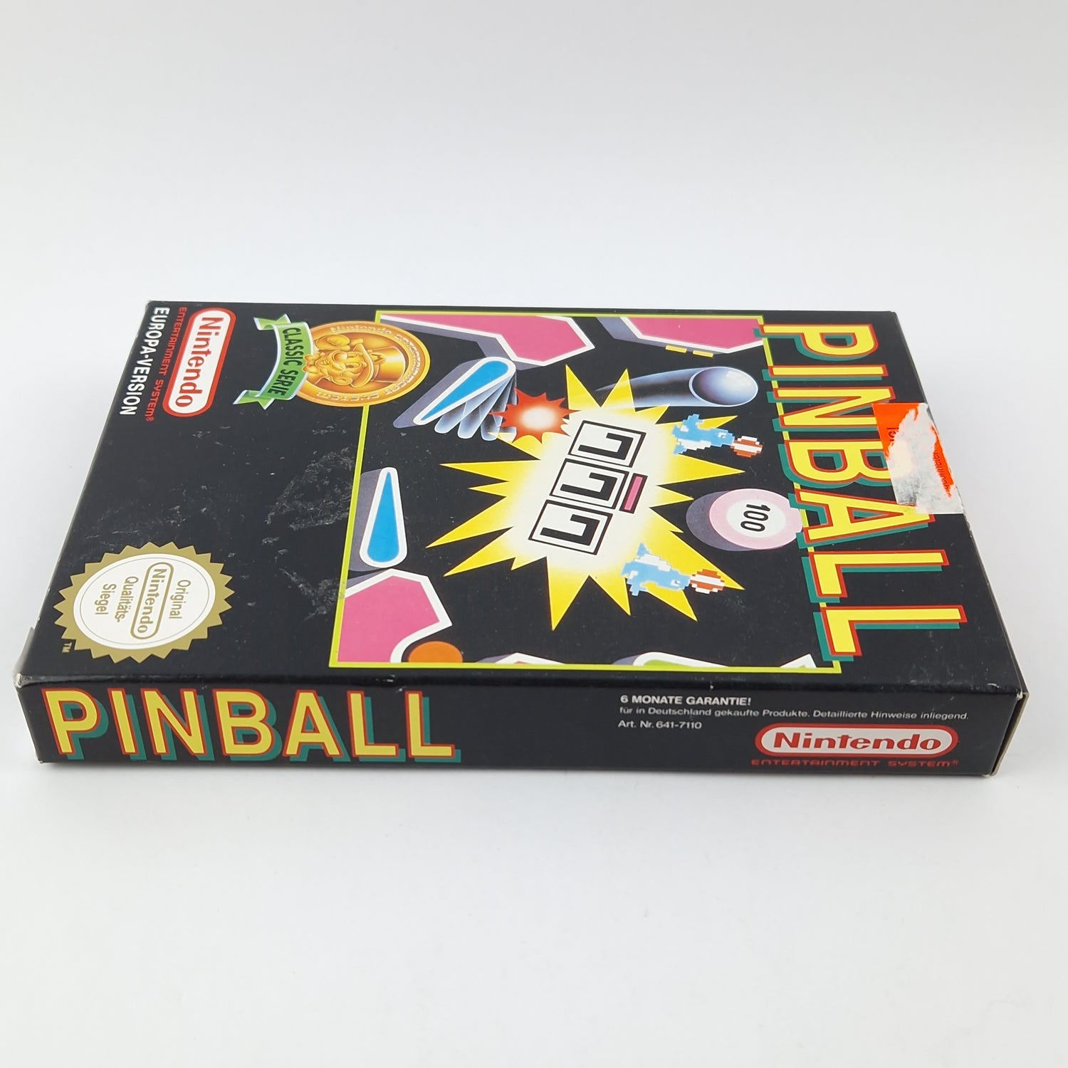 Nintendo NES Game: Pinball - Module Cartridge Instructions OVP cib PAL
