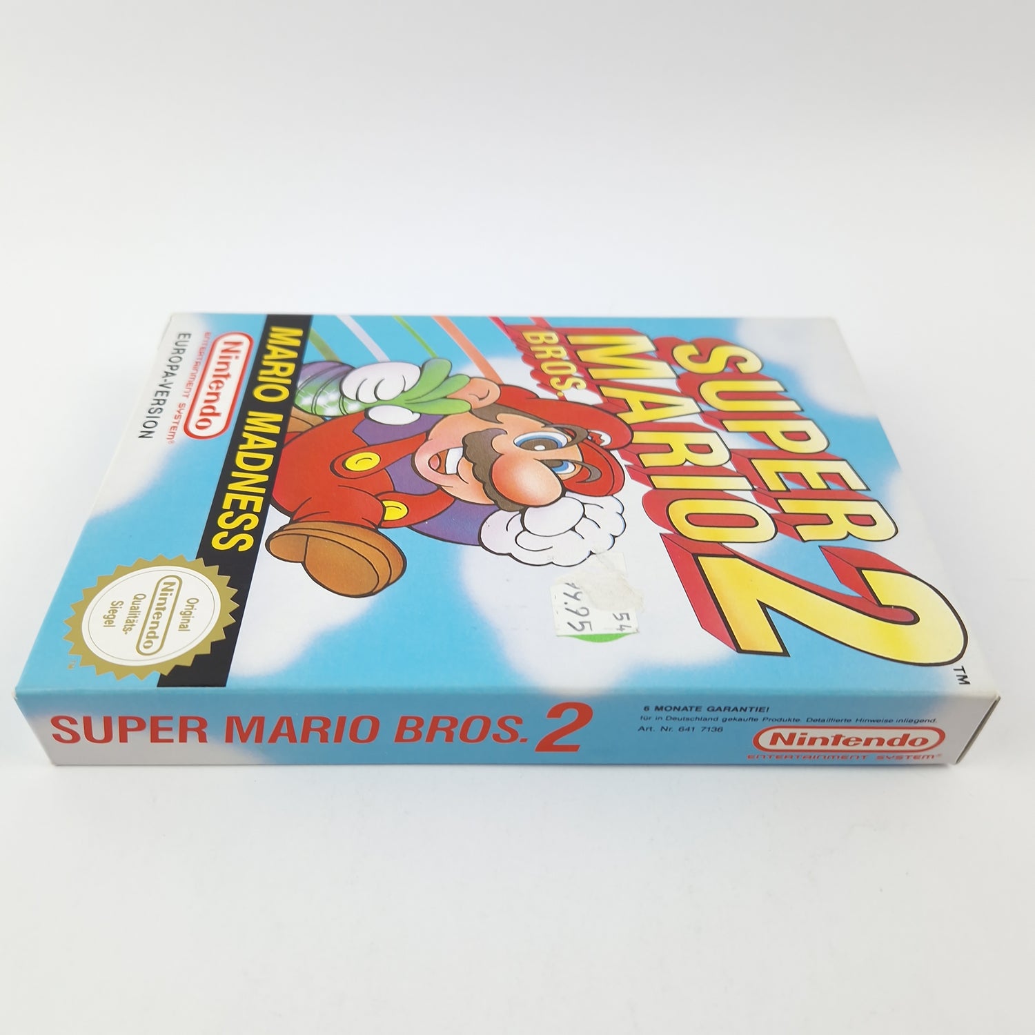 Nintendo NES Game: Super Mario Bros. 2 - Module Cartridge Instructions OVP cib PAL