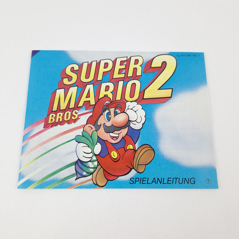 Nintendo NES Spiel : Super Mario Bros. 2 - Modul Cartridge Anleitung OVP cib PAL