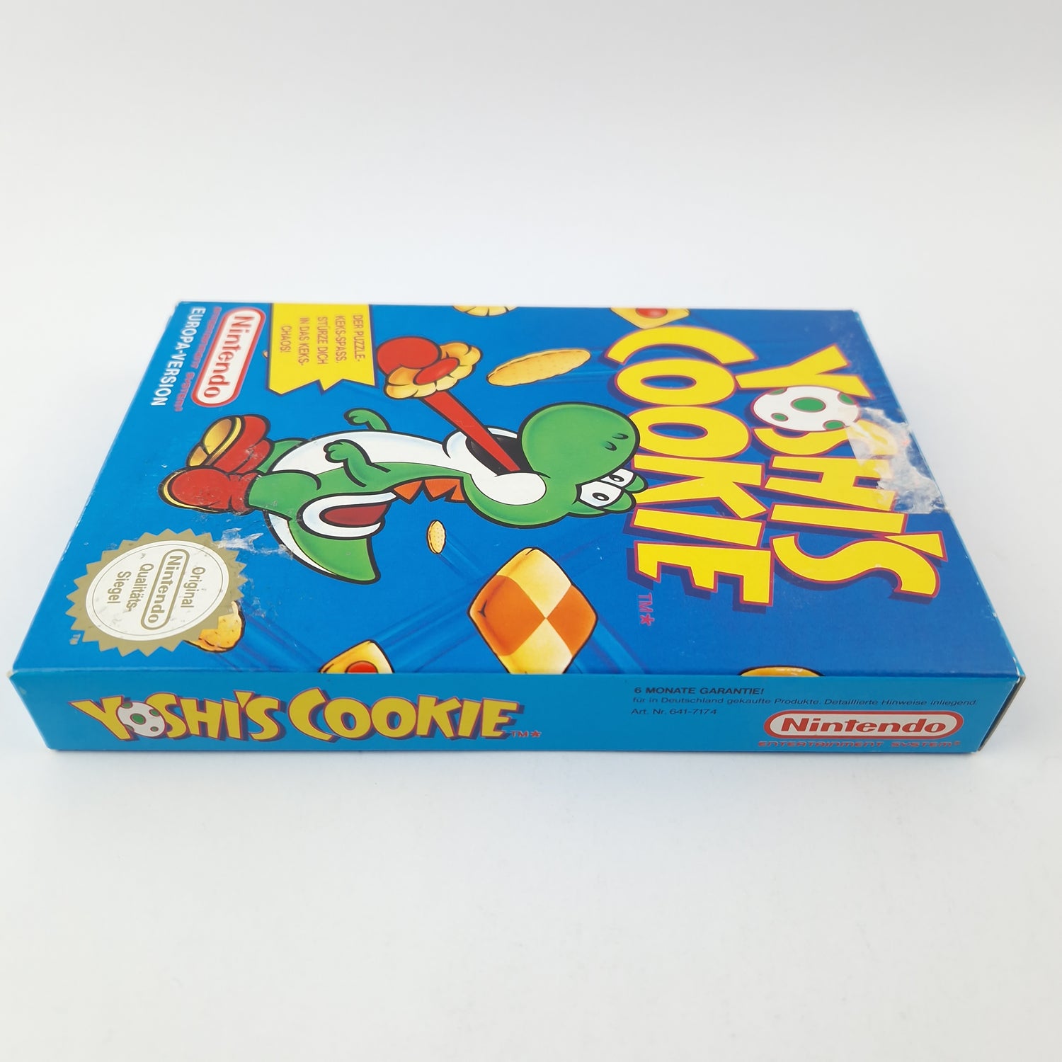 Nintendo NES Game: Yoshi's Cookie - Module Cartridge Instructions OVP cib PAL