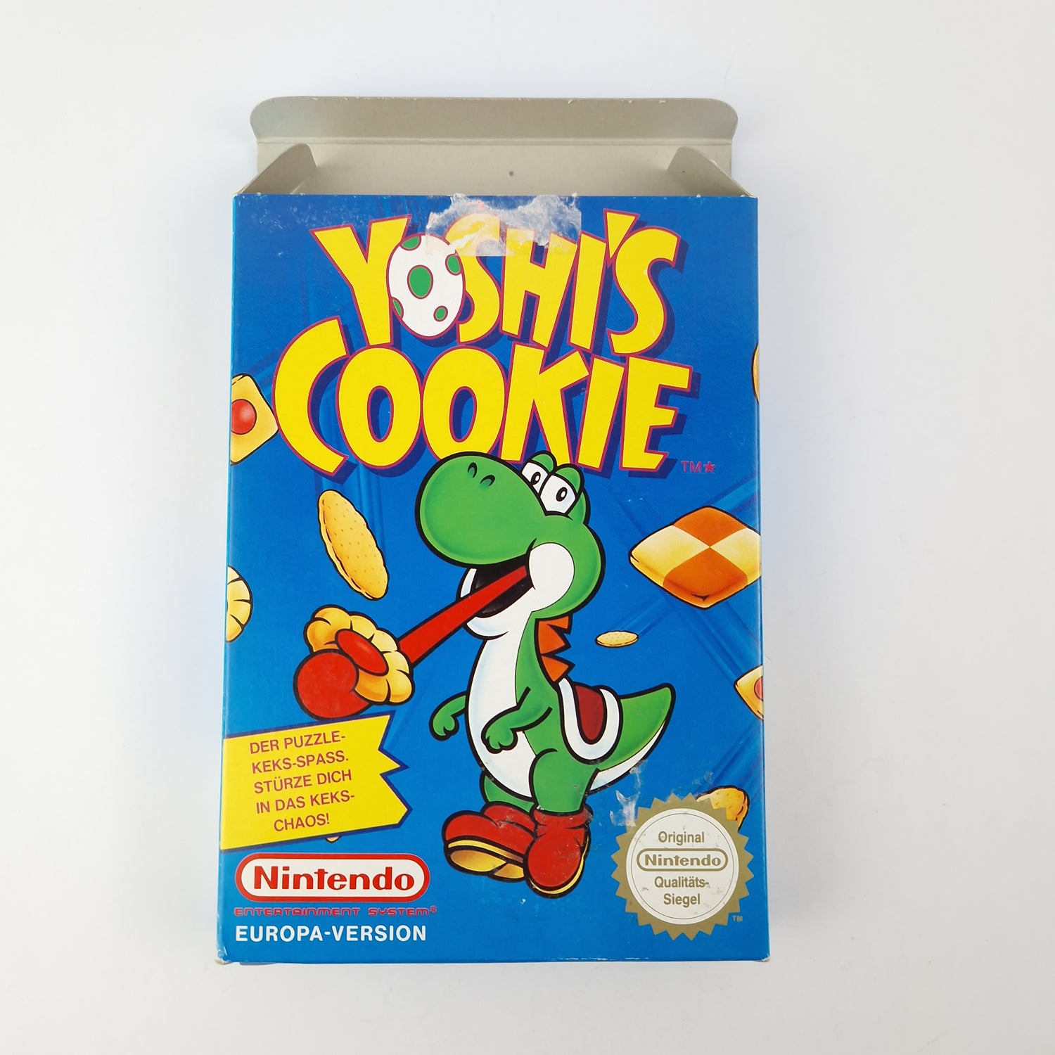 Nintendo NES Spiel : Yoshis Cookie - Modul Cartridge Anleitung OVP cib PAL