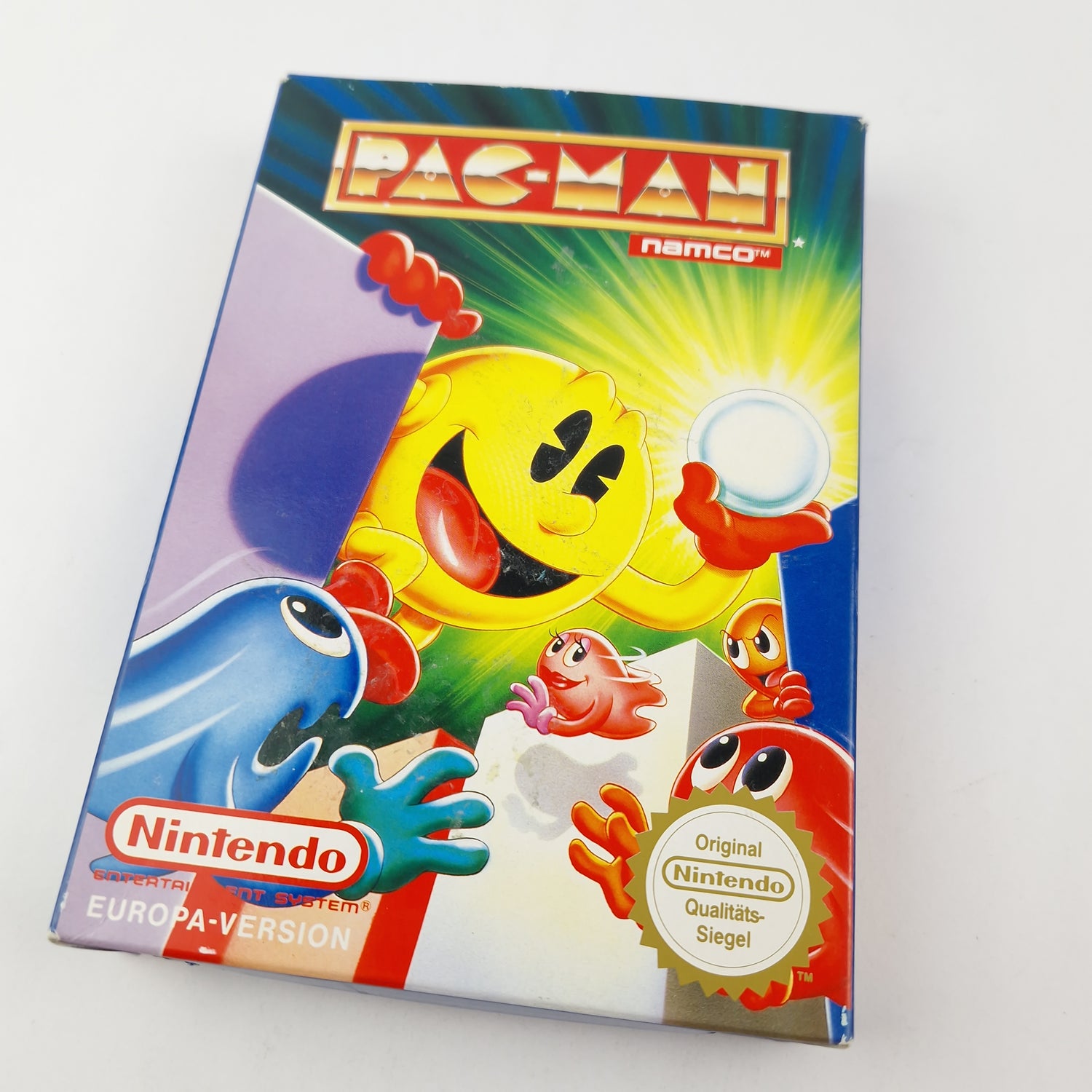 Nintendo NES Spiel : Pac-Man - Modul Cartridge Anleitung OVP cib PAL