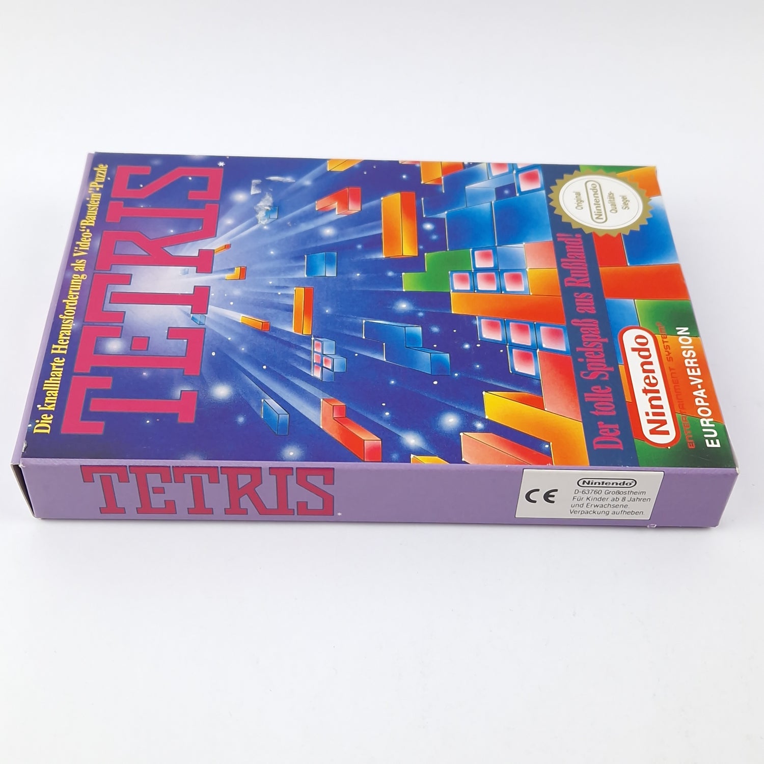 Nintendo NES Game: Tetris - Module Cartridge Instructions OVP cib PAL