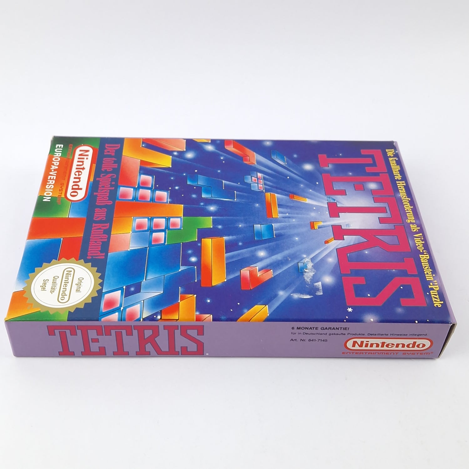 Nintendo NES Game: Tetris - Module Cartridge Instructions OVP cib PAL