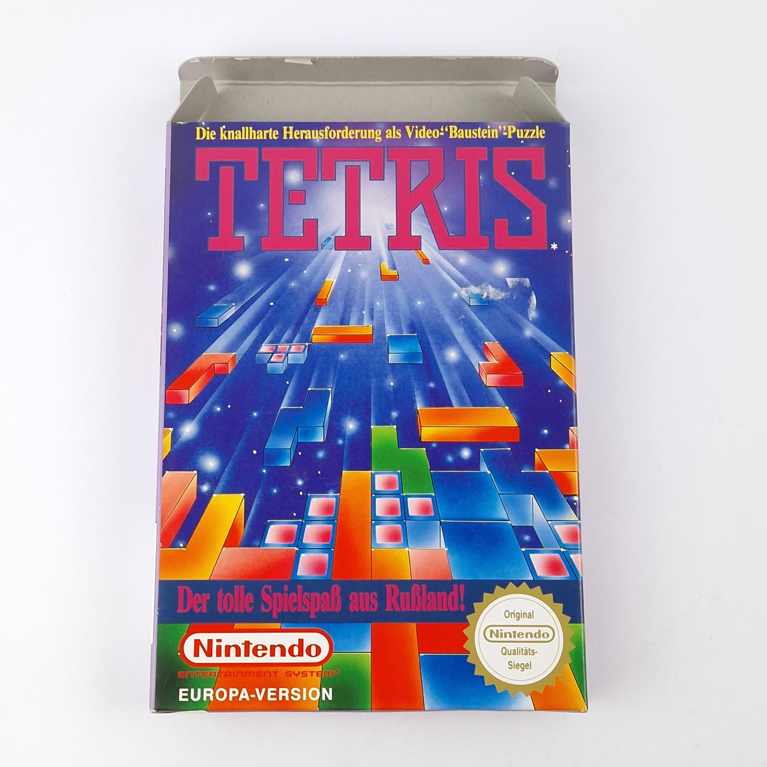 Nintendo NES Game: Tetris - Module Cartridge Instructions OVP cib PAL